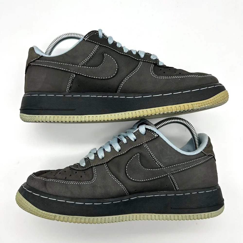 Nike Air Force 1 Low Sneakers Women Anthracite Ice‎ Blue Light Blue Shoes Y2K